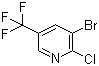 structure of CAS# 71701-92-3, 3-溴-2-氯-5-三氟甲基吡啶