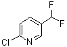 structure of CAS# 71701-99-0, 6-氯-3-(二氟甲基)吡啶