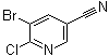 structure of CAS# 71702-01-7, 3-Bromo-2-chloro-5-cyanopyridine