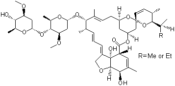 阿维菌素分子结构 (CAS 71751-41-2)