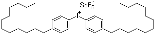 CAS 登录号：71786-70-4, 双(4-十二烷基苯)碘鎓六氟锑酸盐