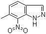 structure of CAS# 717881-06-6, 6-甲基-7-硝基-1H-吲唑