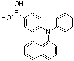 4-[N-(1-萘基)-N-苯基氨基]苯硼酸分子结构 (CAS 717888-41-0)