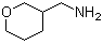 四氢吡喃-3-甲胺分子结构 (CAS 7179-99-9)