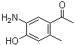 5'-氨基-4'-羟基-2'-甲基-苯乙酮分子结构 (CAS 717916-83-1)