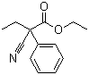 structure of CAS# 718-71-8, 2-氰基-2-苯基丁酸乙酯