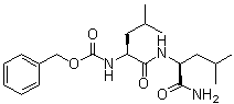 N-苄氧羰基-L-亮氨酰-L-亮氨酰胺分子结构 (CAS 71800-39-0)