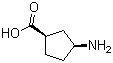 structure of CAS# 71830-08-5, (1R,3S)-3-氨基环戊羧酸