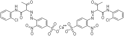 CAS # 71832-85-4, Pigment Yellow 168, C.I. 13960, Calcium bis[4-[[1-[[(2-chlorophenyl)amino]carbonyl]-2-oxopropyl]azo]-3-nitrobenzenesulphonate]