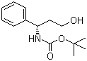 (S)-N-叔丁氧羰基-3-氨基-3-苯基丙-1-醇分子结构 (CAS 718611-17-7)
