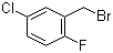 structure of CAS# 71916-91-1, 5-Chloro-2-fluorobenzyl bromide