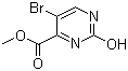 structure of CAS# 71933-03-4, 5-溴-2-羟基嘧啶-4-甲酸甲酯