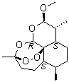 alpha-二氢青蒿素甲基醚分子结构 (CAS 71939-51-0)