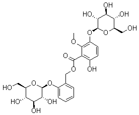 一枝黄花酚甙分子结构 (CAS 71953-77-0)