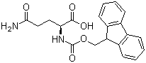 structure of CAS# 71989-20-3, N-Fmoc-L-Glutamine