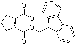 Fmoc-L-脯氨酸分子结构 (CAS 71989-31-6)