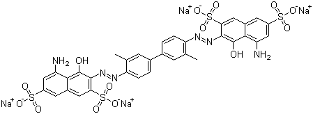 structure of CAS# 72-57-1, 直接蓝 14