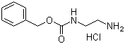 N-苄氧羰基乙二胺盐酸盐分子结构 (CAS 72080-83-2)