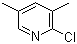 structure of CAS# 72093-12-0, 3,5-二甲基-2-氯吡啶