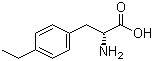 (R)-2-氨基-3-(4-乙基苯基)丙酸分子结构 (CAS 721385-17-7)