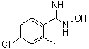 structure of CAS# 721450-66-4, 4-Chloro-N-hydroxy-2-methylbenzamidine