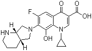 8-羟基莫西沙星分子结构 (CAS 721970-36-1)