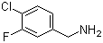 structure of CAS# 72235-58-6, 4-氯-3-氟苄胺