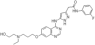 AZD1152-HQPA分子结构 (CAS 722544-51-6)