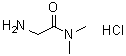 structure of CAS# 72287-77-5, 2-氨基-N,N-二甲基乙酰胺盐酸盐