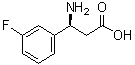 structure of CAS# 723284-79-5, (betaS)-beta-氨基-3-氟苯丙酸