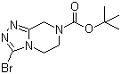 structure of CAS# 723286-80-4, 3-溴-5,6-二氢-[1,2,4]三唑并[4,3-a]吡嗪-7(8H)-甲酸叔丁酯