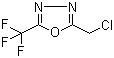 structure of CAS# 723286-98-4, 5-氯甲基-2-三氟甲基-1,3,4-噁二唑