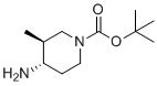 (3S,4S)-4-氨基-3-甲基-哌啶-1-羧酸叔-丁基酯分子结构 (CAS 723308-59-6)