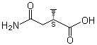 CAS # 72342-65-5, 4-Amino-2-methyl-4-oxo-(2S)-butanoic acid, (S)-3-Carbamoyl-2-methylpropionic acid