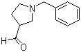 1-苄基-3-吡咯烷甲醛分子结构 (CAS 72351-49-6)