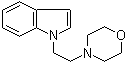 structure of CAS# 72395-48-3, 1-[2-(4-吗啉基)乙基]-1H-吲哚