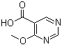 structure of CAS# 72411-89-3, 4-甲氧基-5-嘧啶羧酸