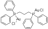 structure of CAS# 72428-60-5, Bis(chlorogold(I)) 1,3-bis(diphenylphosphino)propane