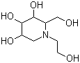 CAS # 72432-03-2, Miglitol, 1-(2-Hydroxyethyl)-2-(hydroxymethyl)piperidine-3,4,5-triol