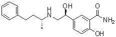 CAS 登录号：72487-31-1, rel-2-羟基-5-[(1R)-1-羟基-2-[[(1S)-1-甲基-3-苯基丙基]氨基]乙基]苯甲酰胺