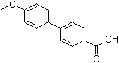 CAS 登录号：725-14-4, 4'-甲氧基-联苯-4-甲酸