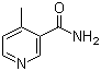 structure of CAS# 7250-52-4, 4-甲基烟酰胺