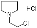structure of CAS# 7250-67-1, N-(2-Chloroethyl)pyrrolidine hydrochloride