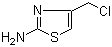 structure of CAS# 7250-84-2, 4-(Chloromethyl)-2-thiazolamine