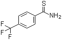 4-(三氟甲基)硫代苯甲酰胺分子结构 (CAS 72505-21-6)