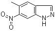5-甲基-6-硝基吲唑分子结构 (CAS 72521-00-7)