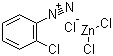 CAS # 7258-22-2, 2-Chlorobenzenediazonium chlorozincate, Zinc chloride compd. with 2-chlorobenzenediazonium chloride, 2-Chlorobenzenediazonium chloride compd. with zinc chloride