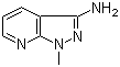 1-甲基-3-氨基-吡唑并[3,4-b]吡啶分子结构 (CAS 72583-83-6)