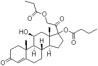 CAS 登录号：72590-77-3, 丙丁酸氢化可的松, 丁酸丙酸氢化可的松