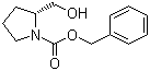 structure of CAS# 72597-18-3, N-Cbz-D-脯氨醇